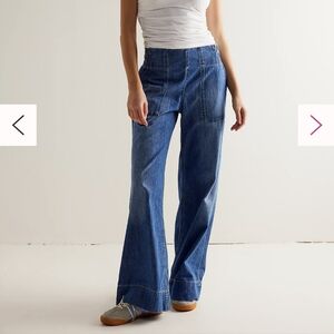 We The Free Breezy Denim Pull-On Jeans Free People